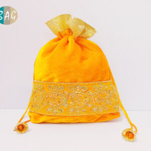 Velvet Gota Potli Bags