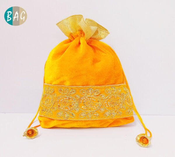 Velvet Gota Potli Bags