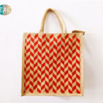 Printed Jute Shopping Bag