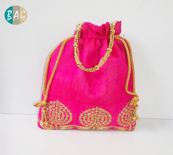 Gota Zari Lace Potli Bag