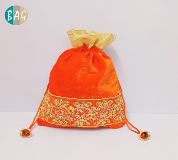 Velvet Gota Potli Bags