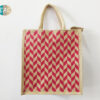 Printed Jute Shopping Bag