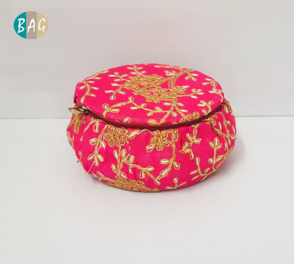 Embroidered Matki Bangle Box