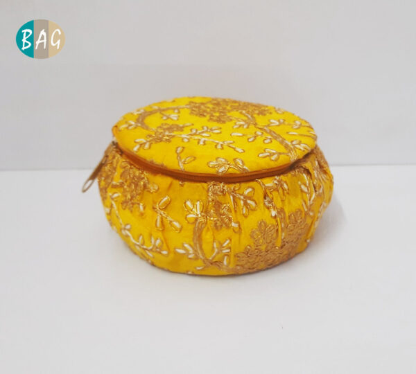 Embroidered Matki Bangle Box