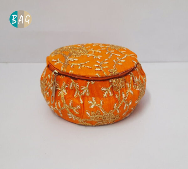 Embroidered Matki Bangle Box