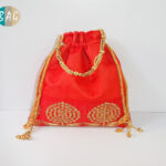 Gota Zari Lace Potli Bag