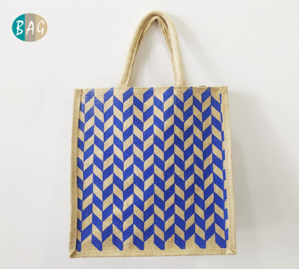 Printed Jute Shopping Bag