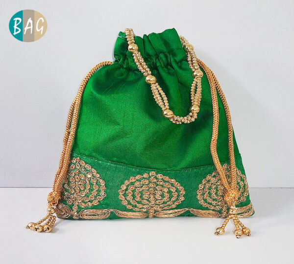 Gota Zari Lace Potli Bag