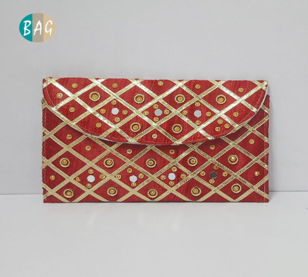 Gota Zari Clutch