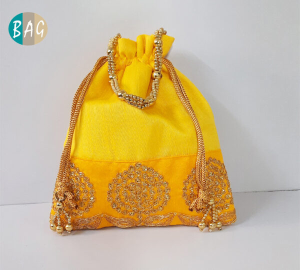 Gota Zari Lace Potli Bag