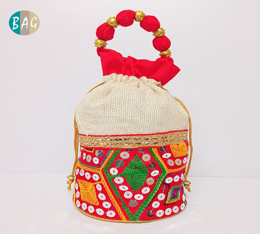 GoldGiftIdeas Glorious Vintage Floral Potli Bags,Indian Bridal  Clutch,Traditional Potli Bags for Return Gift, Ethnic Rajasthani Potli Bags,  Fancy Wedding Potlis (Set of 3): Handbags: Amazon.com