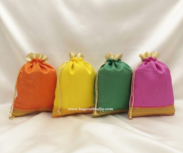 Gota Zari Lace Potli Bag