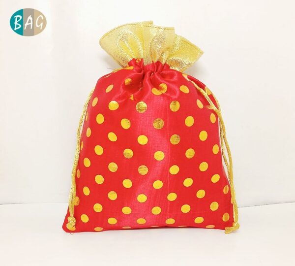 Polka Dot Print Potli Bags