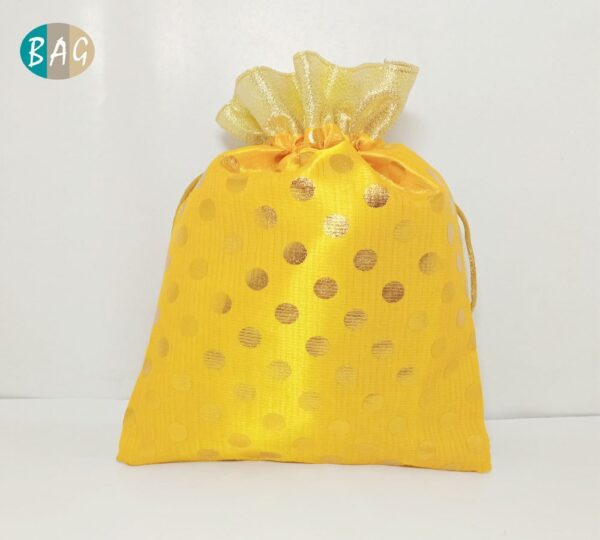 Polka Dot Print Potli Bags