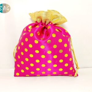 Polka Dot Print Potli Bags