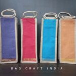 Jute Wine Bottle Bags