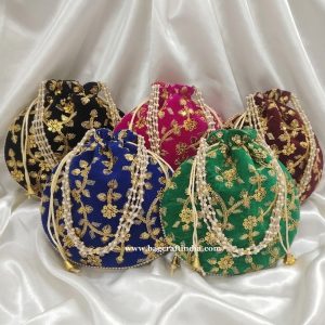 Velvet Potli Bags for Gift