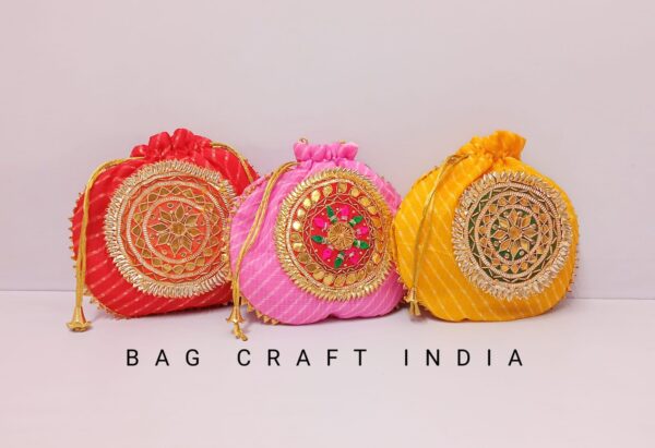 Gota Patti Ladies Potli Bags