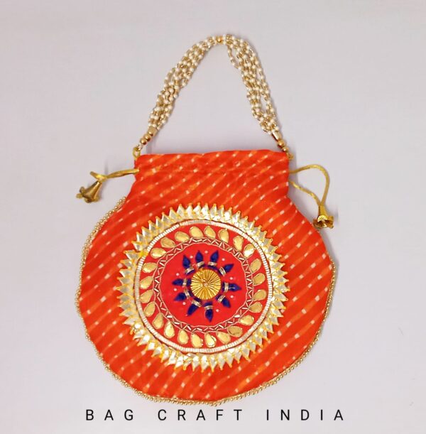 Gota Patti Ladies Potli Bags