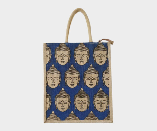 Buddha Printed Jute Bags