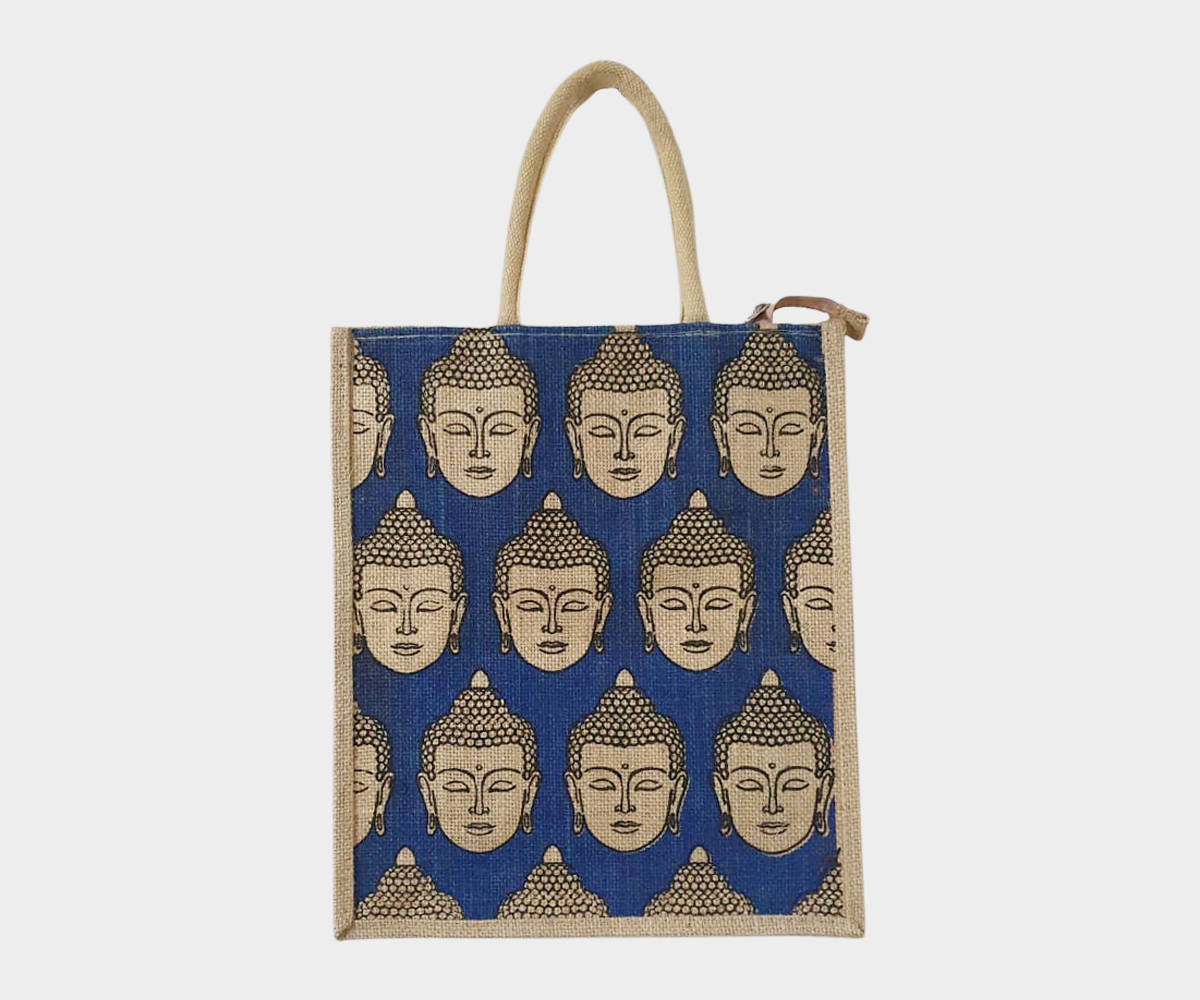 Amazon.com: Eco-Friendly Jute Bags with Rangoli Print - 10