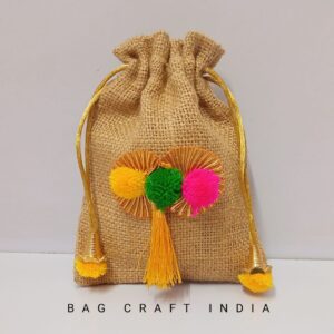 Jute Drawstring Pouch