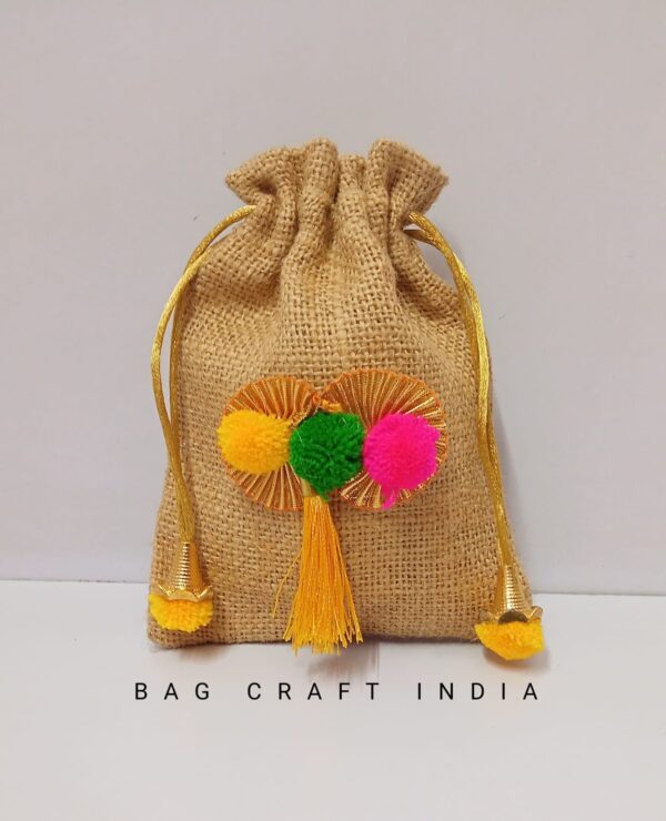 Jute Drawstring Pouch