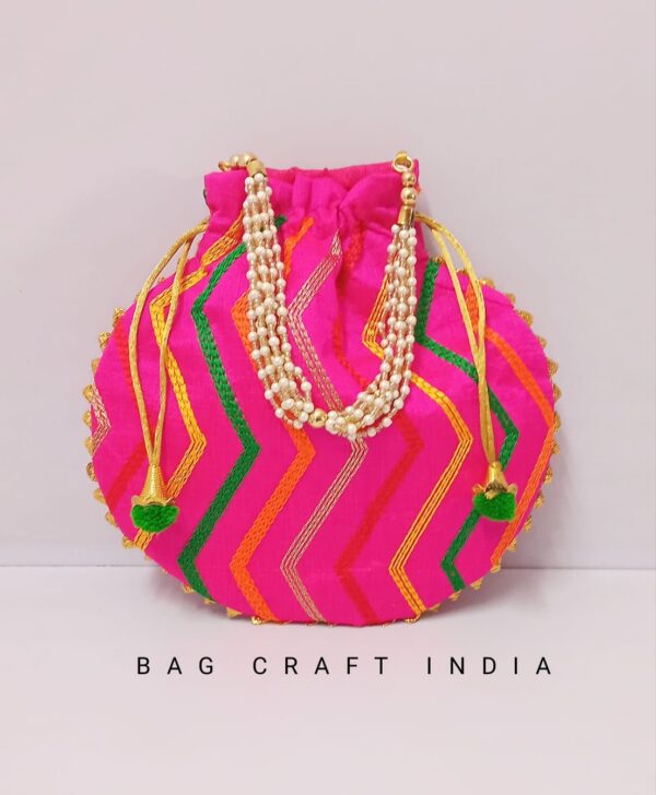 Embroidered Matka Potli Bags