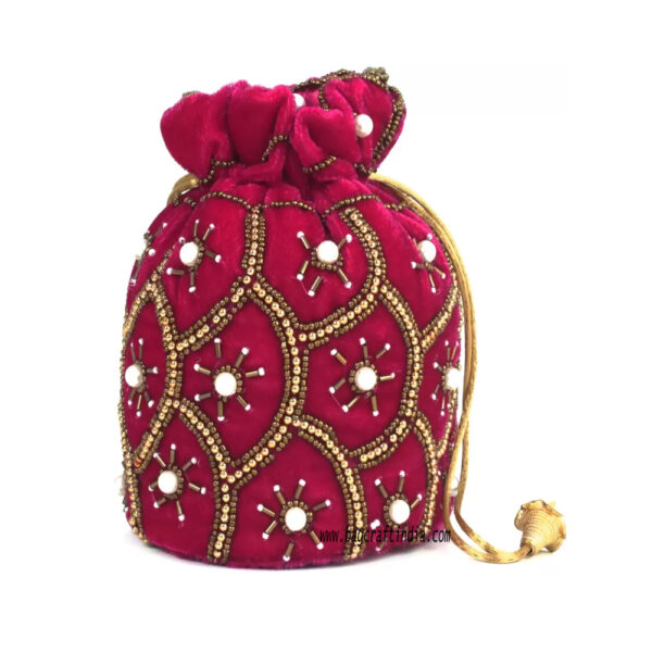 Beaded Embroidery Potli Bags