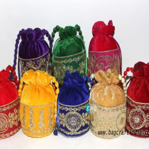 Velvet Potli Bags