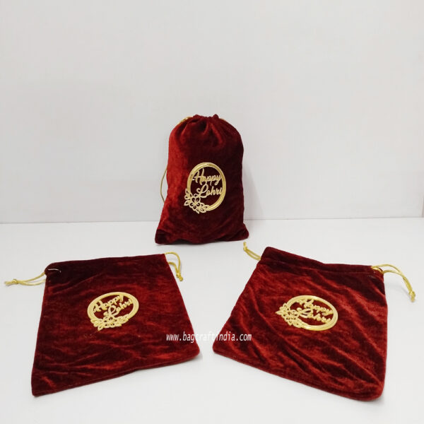 Velvet Potli Favor Bags