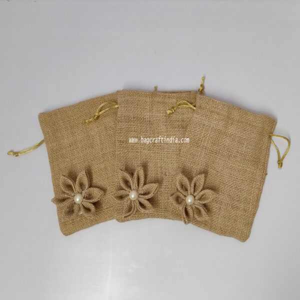 Designer Jute Potli Bags