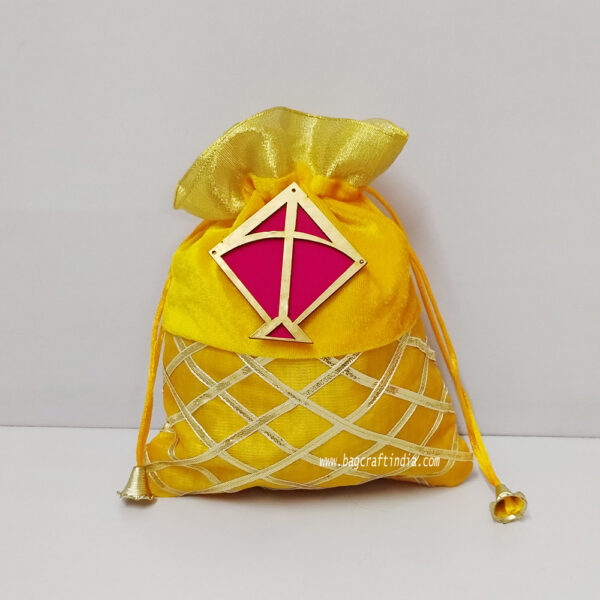 Velvet Kite Gifting Potli Bags