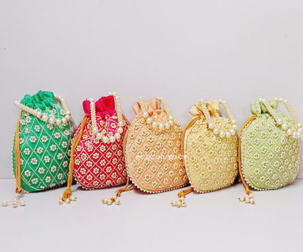 Glass Beads Potli Bags