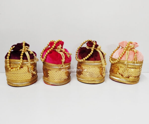 Gold Potli Bags