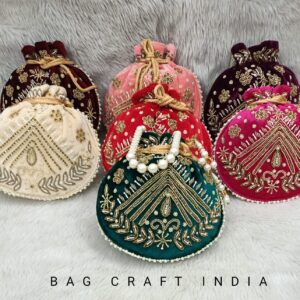 Beaded Embroidery Potli Bags