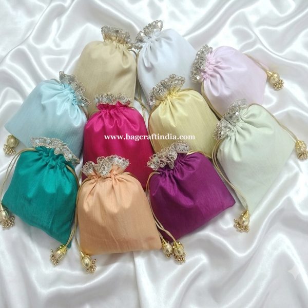 silk potli bags