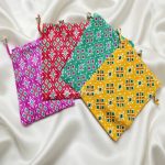 Patola Print Potli Bags