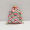Lotus Print Potli Bags for Gift