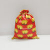 Lotus Print Potli Bags for Gift