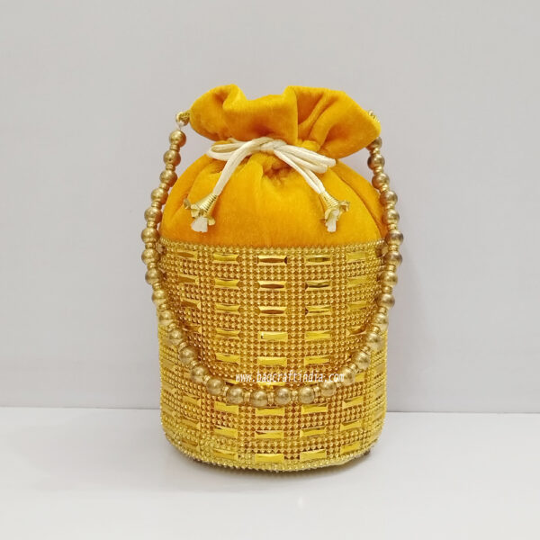 Velvet Beads Potli Bags