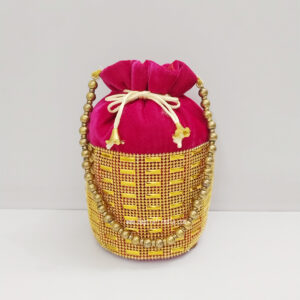 Velvet Beads Potli Bags