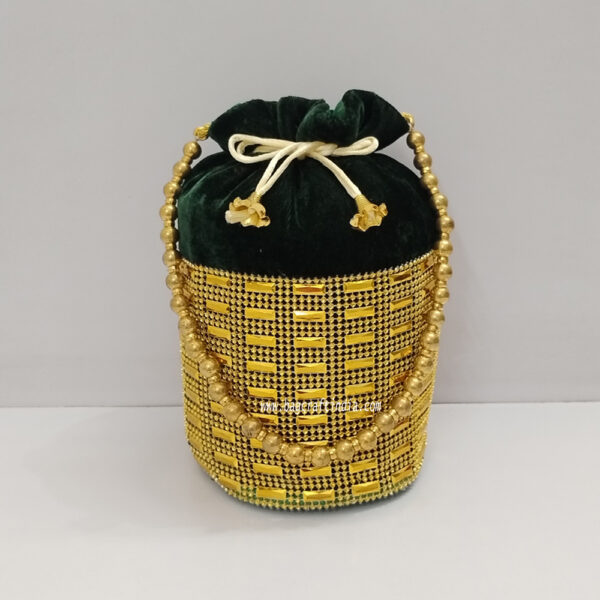 Velvet Beads Potli Bags