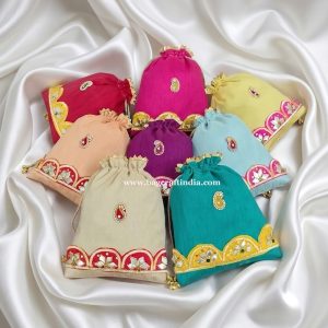 Zari Gota Potli Bags