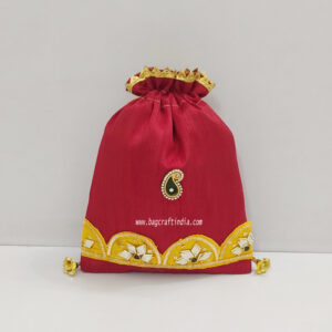 Zari Gota Potli Bags