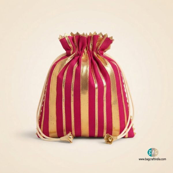 Gota Line Potli Bags for Wedding