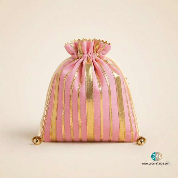 Gota Line Potli Bags for Wedding