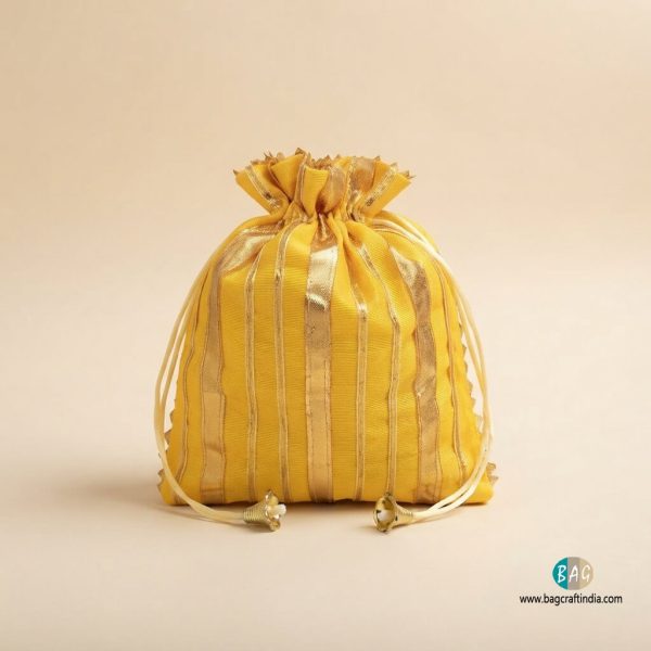 Gota Line Potli Bags for Wedding